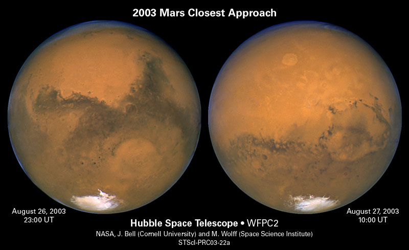 mars sky and telescope