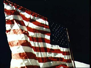 [US Flag on the Moon]