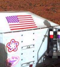 [Viking 1 US Flag on Mars]